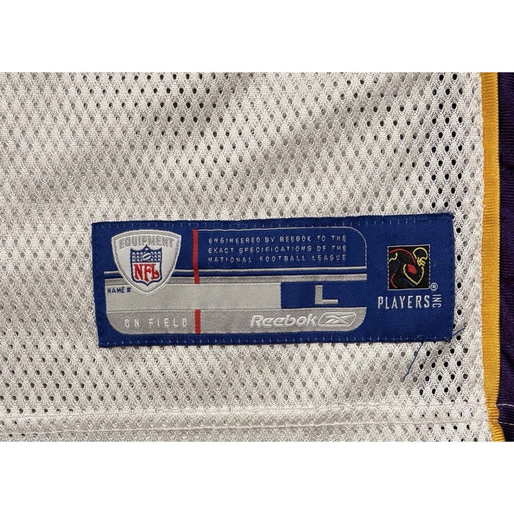 Chad Greenway Minnesota Vikings Reebok Jersey White Men Large Away Football NFL - Picture 5 of 7